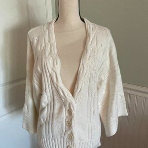 Coldwater Creek Cardigan never worn large womens